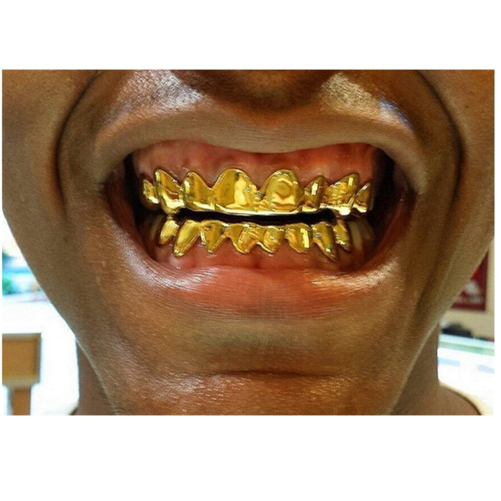 Drip Style Hip Hop 14k Gold Teeth Tooth Mouth Grills Grillz Bottom