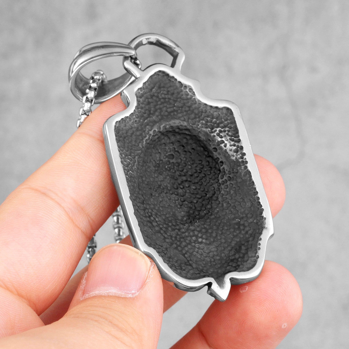 Mens No Fade Stainless Steel Kings Of Beast Lion King Unique Pendant Chain Necklace