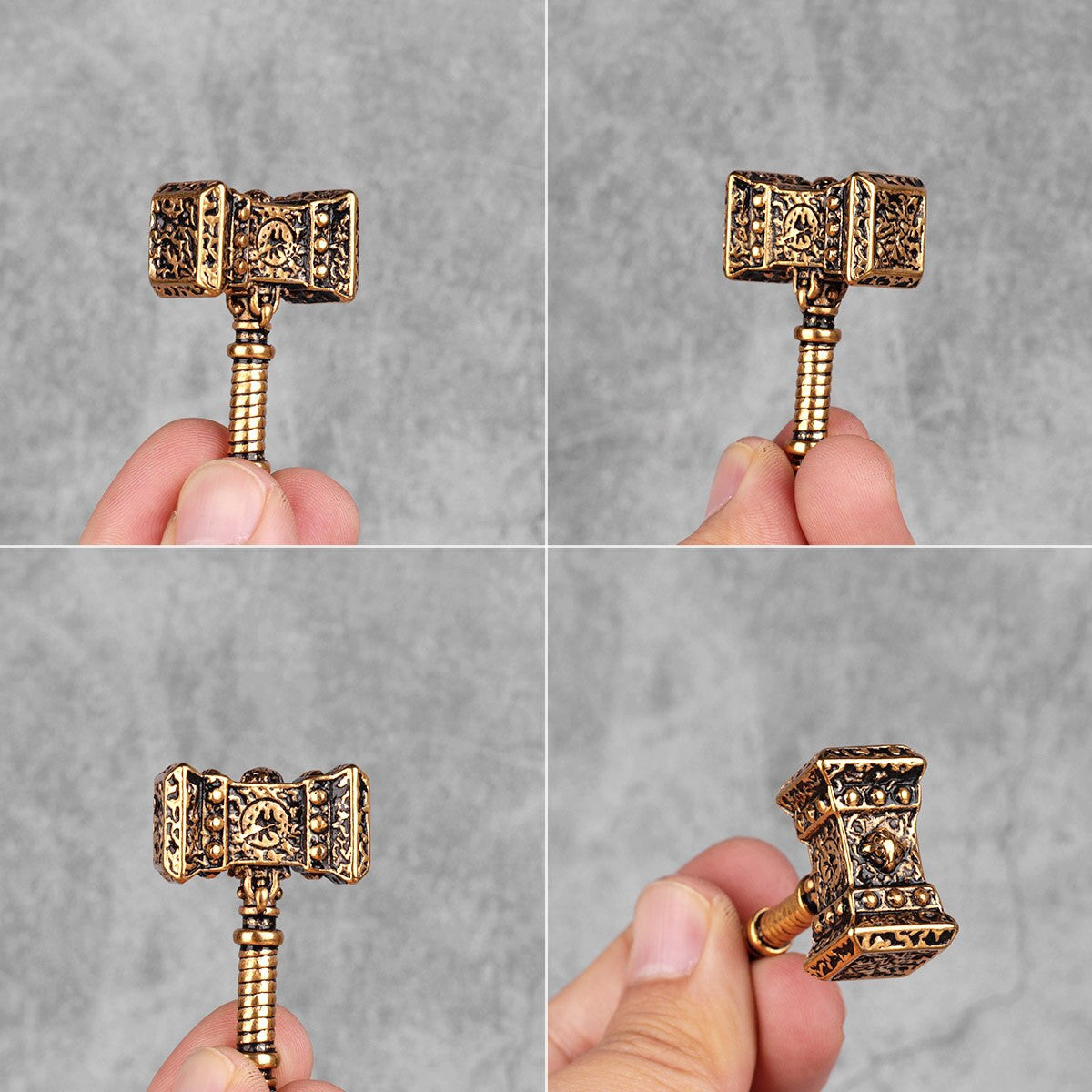 Hammer Of The Gods | Mens 14k No Fade Stainless Steel Viking Pendant