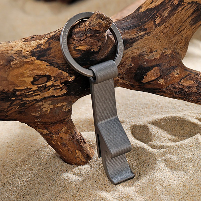 No Fade Luxury Titanium Bottle Opener Key Chain