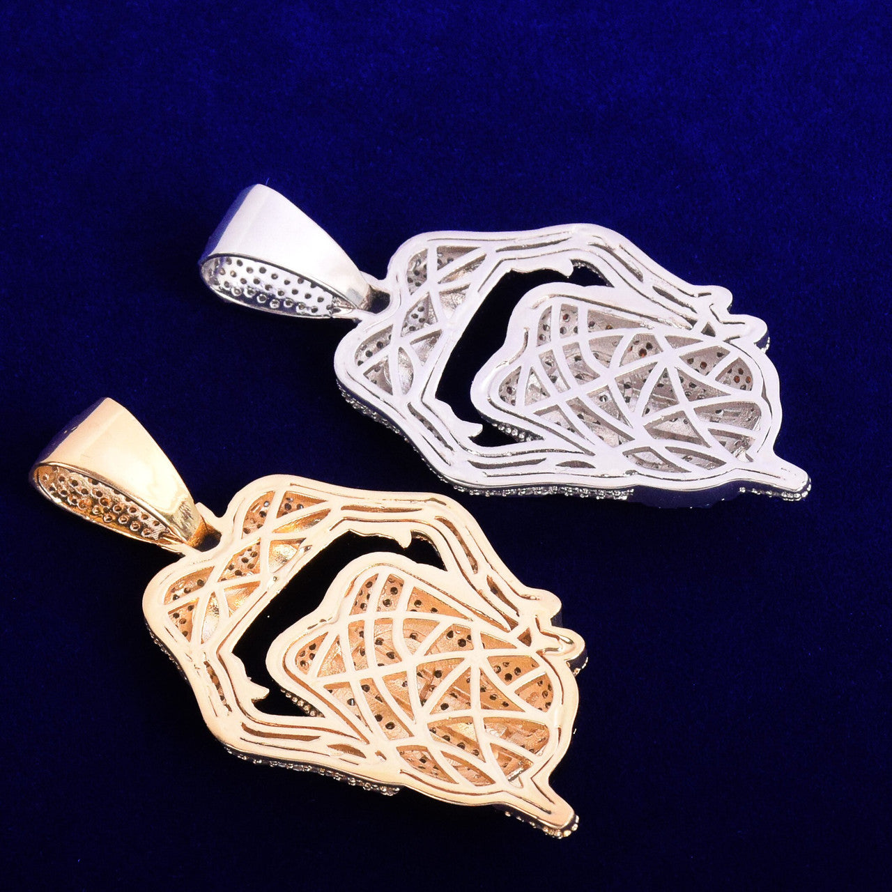 Hot Girl Magic Money Dripping Mouth Hip Hop Pendant Chain Necklace