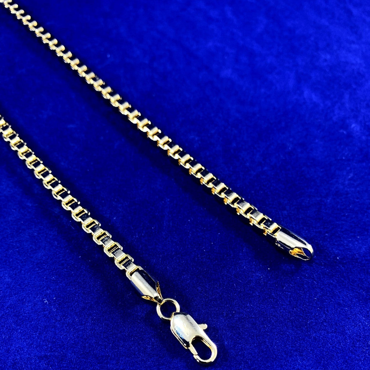 Box Chain Bling Necklace