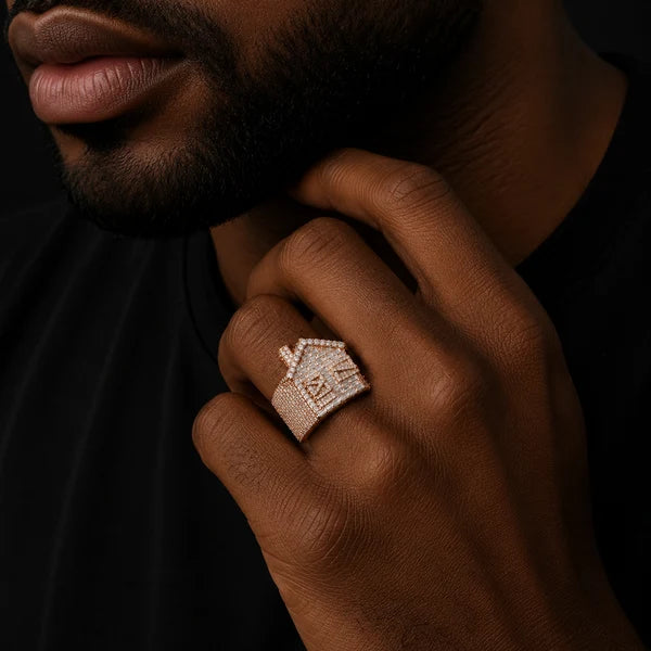 Trap | Moissanite Diamond 925 Sterling Silver Trap House Luxury Hip Hop Rings